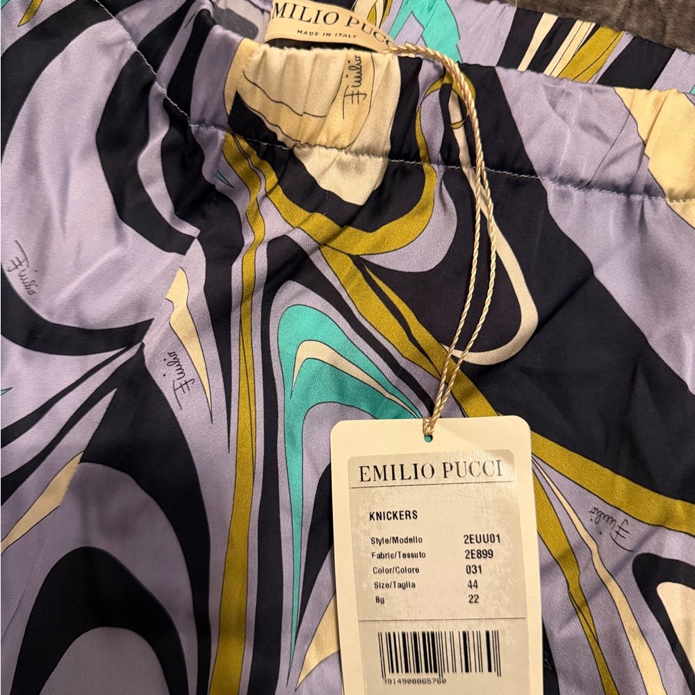 Emilio Pucci Multicolor Abstract Print Knickers - Picture 3 of 3